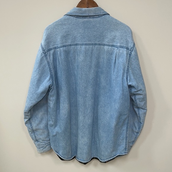 Vintage Fleece Quilted Denim Shirt - Picture 12 of 12